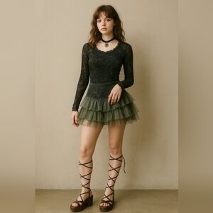 Y2K Brown Platform Strappy Sandals